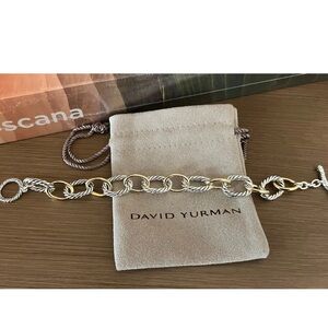 New! NWOT Gold Silver Tone Oval Cable Link Chain Bracelet